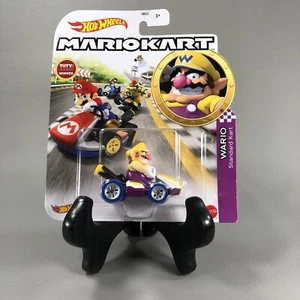 2021 Hot Wheels MarioKart WARIO Standard Kart Purple & Yellow Color 1:64 Scale - Picture 1 of 8