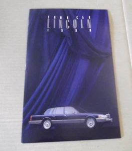 1990 Lincoln Towncar Color Sales Brochure ~ L@@K ~ - Bild 1 von 4