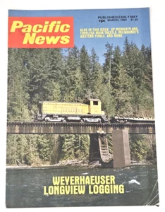 Mar 1980 Pacific News Train Railroad Magazine #221 Weyerhaeuser Longview Logging - Picture 1 of 1