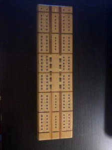 13' Markenlos Vintage Holz Cribbage Spielbrett - Bild 1 von 5