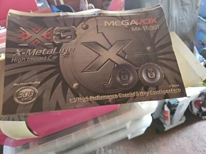 Megavox MX-163st 6.5 High Performance Coacial 3 Way Loudspeakers 300 - Picture 1 of 2