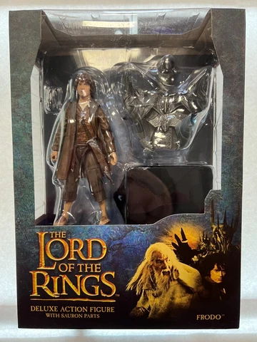 NEW DIAMOND SELECT LORD OF THE RINGS FRODO DELUXE ACTION FIGURE W/ SAURON PARTS Cover