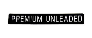 PREMIUM UNLEADED EMBLEM - Picture 1 of 1