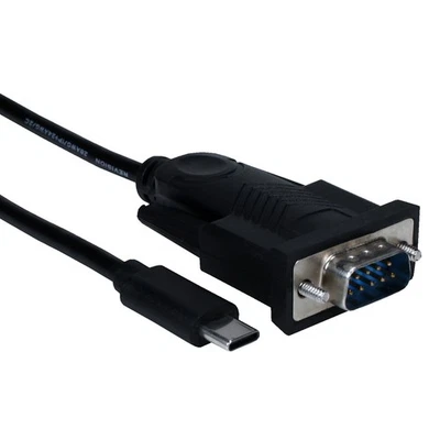 6ft USB-C to Serial (DB9 Male RS232) Converter Cable - Image 1 of 2