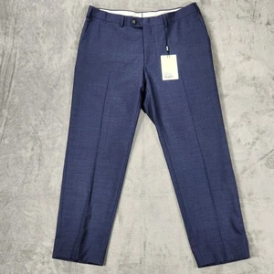 Suitsupply Brescia Hose Herren 34 Blau Slim Fit Wolle Vitale Barberis Italy Elegant - Bild 1 von 19