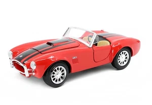 Maisto 1965 Red Shelby Cobra 427 rot Diecast Modell Maßstab 1:24 Premiere DC Serie - Bild 1 von 5