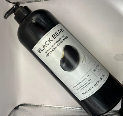 Nature Republic Black Bean Root Shampoo 33.8oz For Scalp Health & Hair Loss NEW - Image 1 of 3