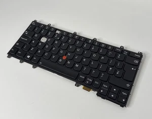 Lenovo Thinkpad Yoga 370 Genuine UK Backlit Keyboard 01HW603 (2 KEYS MISSING) - Picture 1 of 10