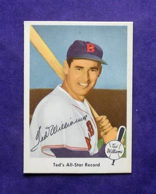 Fleer Ted Williams 1959 "Ted"s All-Star Record" #63 "Paquete de tarjetas de aspecto fresco" Foto 1 de 3