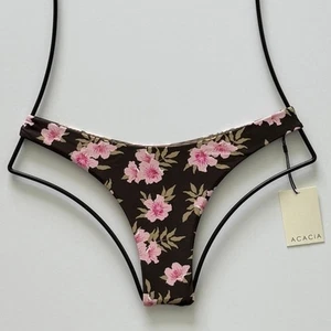 Acacia Bademode Oslo Bikinihose - Floret - minimale Abdeckung - Small - Neu mit Etikett - Bild 1 von 10
