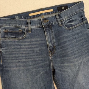 NEW Banana Republic PREMIUM Jeans Blue Denim Slim Fit Lyocell Stretch MENS 34x34 - Picture 1 of 9
