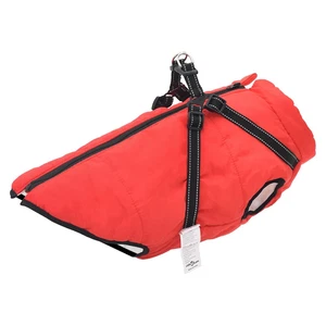 vidaXL Dog Coat with Harness Waterproof Reflective Red 6XL - Picture 1 of 5