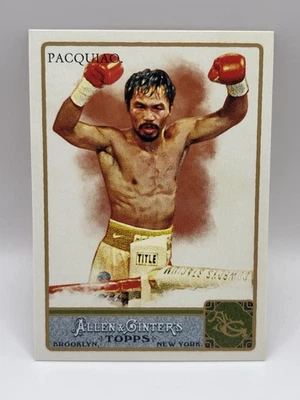 2011 Allen & Ginter Manny Pacquiao #262 World Champion Boxer Rookie RC NM - Image 1 of 2