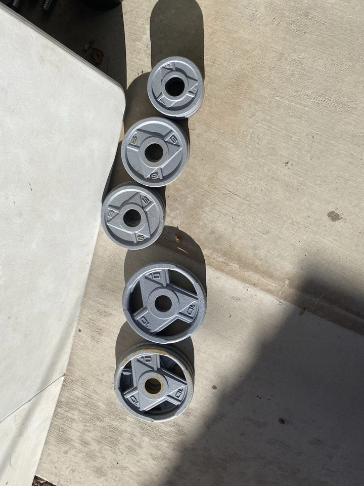 plate weight set - Image 1 of 2