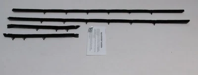 Комплект фетровых стеклоподъемников уплотнительная полоска для Chevrolet Camaro 1968-1969 годов выпуска с жесткой крышей от оригинального производителя - Изображение 1 из 4