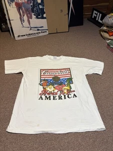 Camiseta de colección Campbells Soup Here’s To America de una sola puntada gráfica grande - Imagen 1 de 15