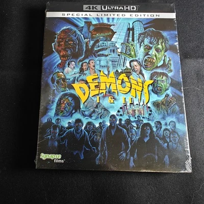 Demons 1 & 2 Special Limited Edition - OOP 4K UHD Blu-ray Synapse - Bava Argento - Image 1 of 2
