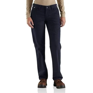 Carhartt Damen marineblau schwer entflammbare Arbeitshose Größe 4 x 32 - Bild 1 von 7