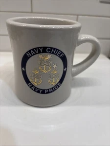 Navy Chief Navy Pride Mug Command Master Chief By Mil-Art China Co. USA - Picture 1 of 7