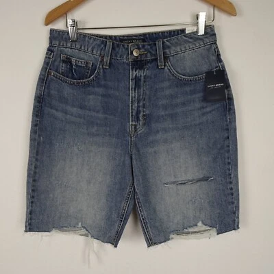 Bermudas para mujer Lucky Brand talla 29 azul denim algodón envejecido Foto 1 de 4