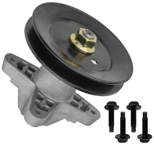 Caltric Spindle Assembly with Pulley For Troy-Bilt RZT42 G42 Lawn Tractor - Picture 1 of 7