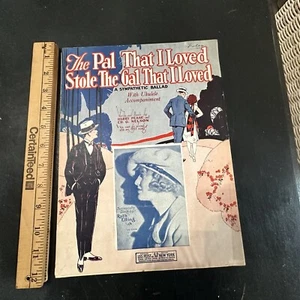 1924 PARTITURAS DE PAL THAT I LOVE STOLE THE GAL THAT I LOVED - Imagen 1 de 5