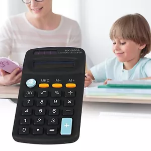 Calculator Mini Portable 8-Digit Display Ergonomic Shape For Students Study - Picture 1 of 2