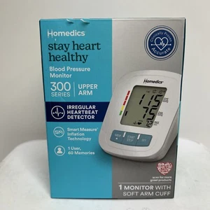 Homedics Upper Arm 300 Series Blood Pressure Monitor, Easy One-Touch Operation - Picture 1 of 4