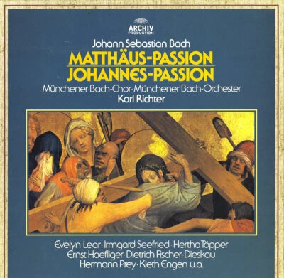 7LP Box Archiv BACH St.Matthew & St.John Passion RICHTER LEAR SEEFRIED TOPPER - Image 1 of 3
