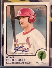 2022 Topps Heritage Minor League - Real One Autographs #ROA-RH Ryan Holgate