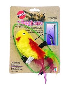 Spot Ethical A - Door - Able Bouncing Plush Bird with Feather Free Shipping
