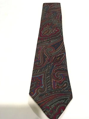 Vintage Neiman Marcus Designer Silk Necktie Mens Tie - Изображение 1 из 4
