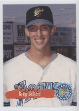 1995 Multi-Ad Everett Aquasox Greg Scheer #20