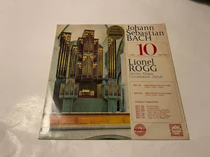Johann Sebastian Bach, Lionel Rogg ‎– Organ Works Volume 10 Vinyl Lp UK Pressed - Picture 1 of 1