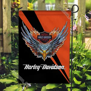 Harley-Davidson Eagle 1 House Flag, Garden Flag - Picture 1 of 1