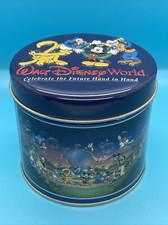 Walt Disney World Celebrate The Future Hand in Hand 2000 3D Storage Tin