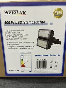 Wetelux 100W Multi LED Luce Stabile, 2 Moduli Faretto 13.000 Lumen - Foto 1 di 1
