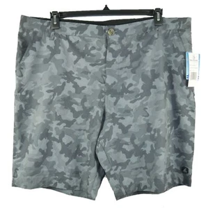 Free Country Men's Hydro Flex 4-Way Stretch Swim Board Shorts Size 42 Camouflage - Picture 1 of 13