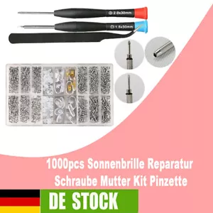 Brillen-Reparatur set Reparatur-Set-Werkzeug Gläser Reparatur Schrauben mutter - Bild 1 von 14