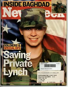 Newsweek Magazine April 14 2003 Jessica Lynch Baghdad Antonio Banderas SARS - Picture 1 of 2