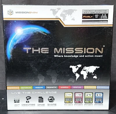 Vtg RHF Christian, The Mission 2414 Board Game, Where Knowledge And Action Meet  - Image 1 of 4