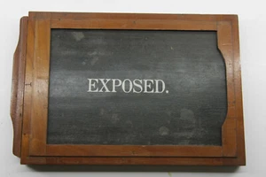 4 1/4 x 6 1/2" supporto pellicola lastra vetro OD 145x202x15mm ottica Rochester - LF263 - Foto 1 di 5