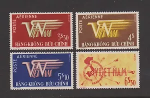 Estampillas postales aéreas de Vietnam del Sur 1952-1953 Scott # C1 - C4 MNH - Imagen 1 de 1