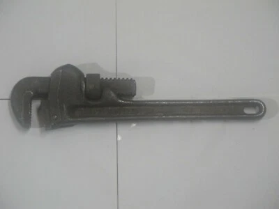 Vtg Ridgid 10" Pipe Wrench The Ridge Tool Co. Elyria Ohio Pat#1727623 - Image 1 of 4