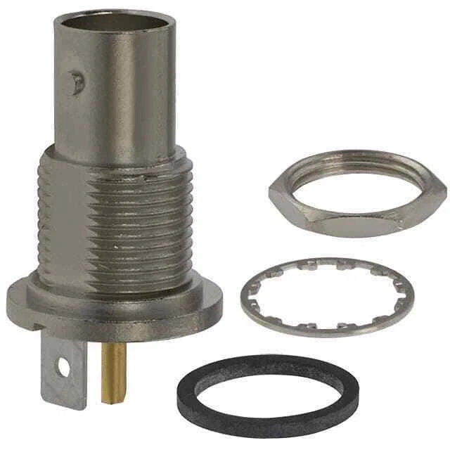 CONN BNC RCPT STR 50 OHM SOLDER - Image 1 of 1