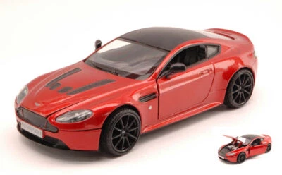 MODELLINO AUTO STATICO DIECAST ASTON MARTIN V12 VANTAGE S 2013 ROSSO SCALA 1:24 - Immagine 1 di 2