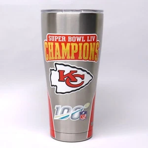 Kansas City Chiefs Tervis Tumbler Super Bowl 54 Champions 30oz Stainless Steel - Picture 1 of 13
