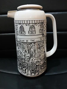 Jarra jarra aislada café parisino termo Mikasa negro/blanco contraste - Imagen 1 de 9