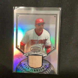 2007 Bowman Sterling Refractor /199 Bat Relic Ryan Zimmerman #BS-RZ HZ22 - Picture 1 of 2
