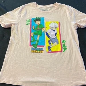 Anime Hunter X Hunter Kids Tee Xtra Small - Pink with Logo! - Picture 1 of 4